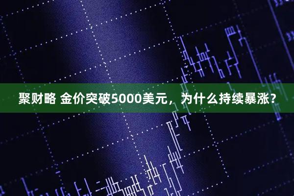 聚财略 金价突破5000美元,为什么持续暴涨?