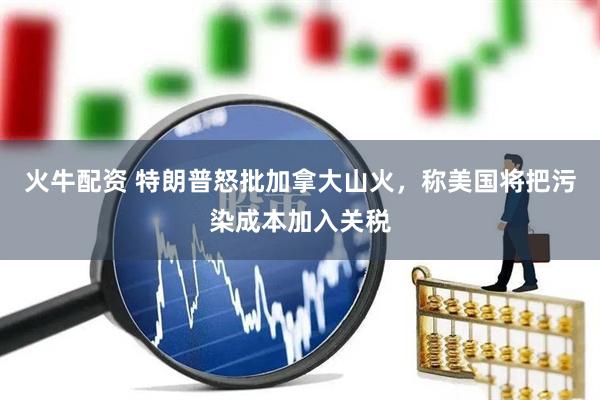 火牛配资 特朗普怒批加拿大山火,称美国将把污染成本加入关税